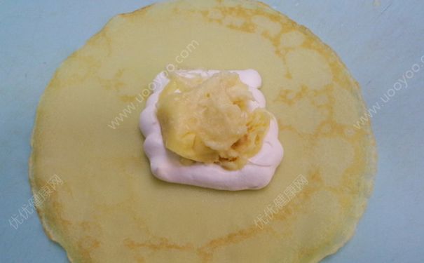 榴莲班戟怎么做？榴莲班戟的做法(3)