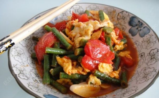 豆角和西红柿怎么炒？豆角炒西红柿的做法(5)
