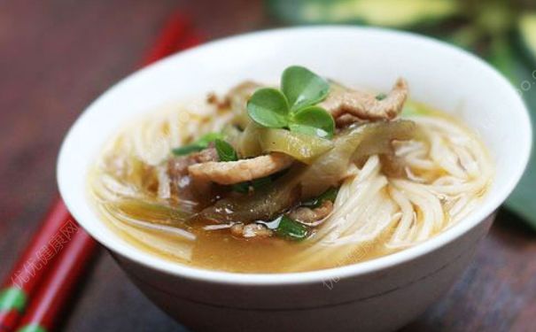 榨菜肉丝面怎么做？榨菜肉丝面的做法(1)