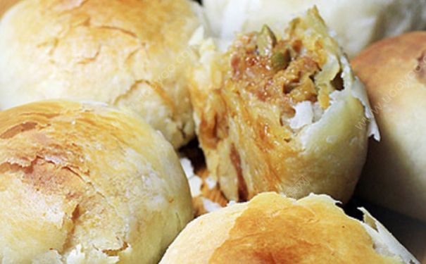 榨菜鲜肉月饼的做法 榨菜鲜肉月饼怎么做？(4)