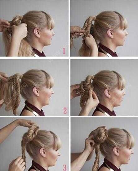 洗澡时随手扎个丸子头 丸子头一分钟搞定简单又好看(2)