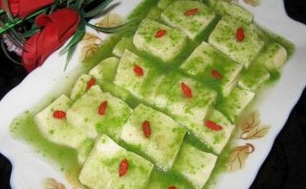 翡翠杞玉豆腐怎么做？豆腐有什么营养价值？(1)