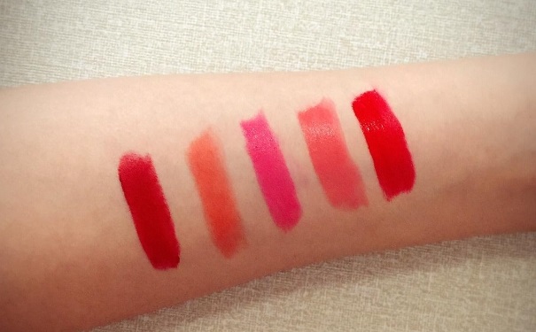 美宝莲哑光唇釉色号美宝莲哑光唇釉试色(1)