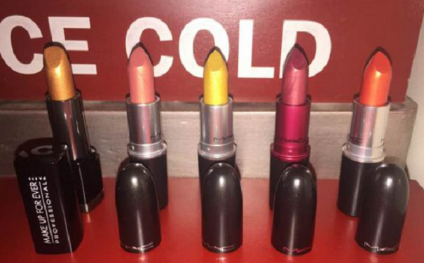 mac金属色口红色号 mac金属色唇膏试色(1)