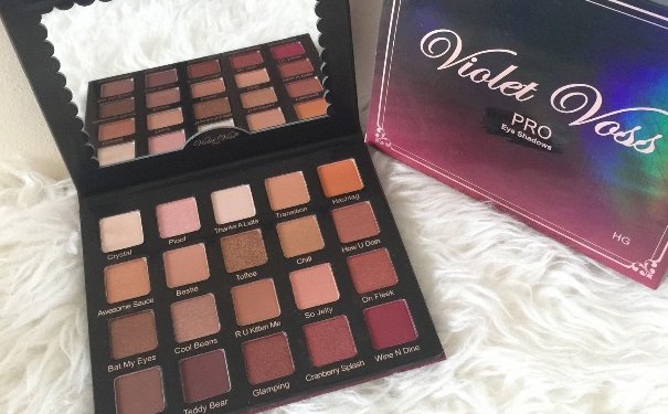 violetvoss眼影试色 violetvoss是什么档次？(1)