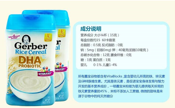 嘉宝DHA米粉会过敏吗？嘉宝米糊宝宝吃了会不会过敏？(1)