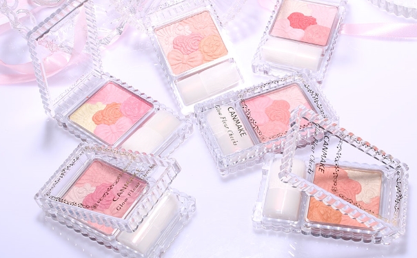 CANMAKE哑光腮红试色 CANMAKE哑光腮红色号有哪些？(1)