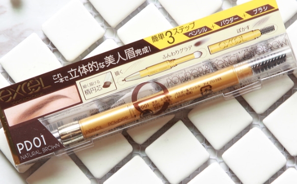 excel眉笔怎么用法？excel三用细致眉笔使用方法(1)