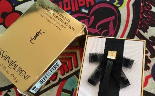 ysl蝴蝶结眼影色号 ysl蝴蝶结眼影试色(1)