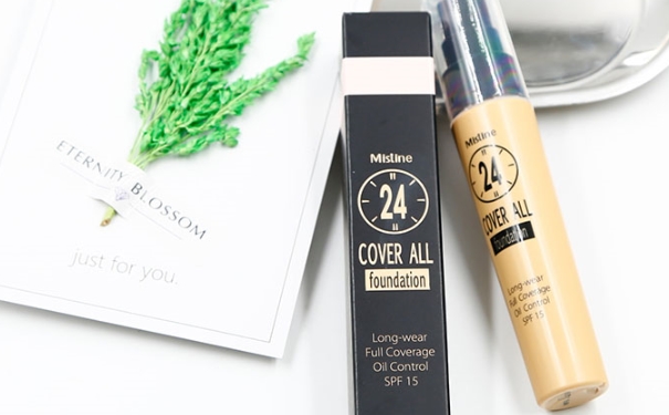 mistine24小时粉底液真假怎么辨别？(1)